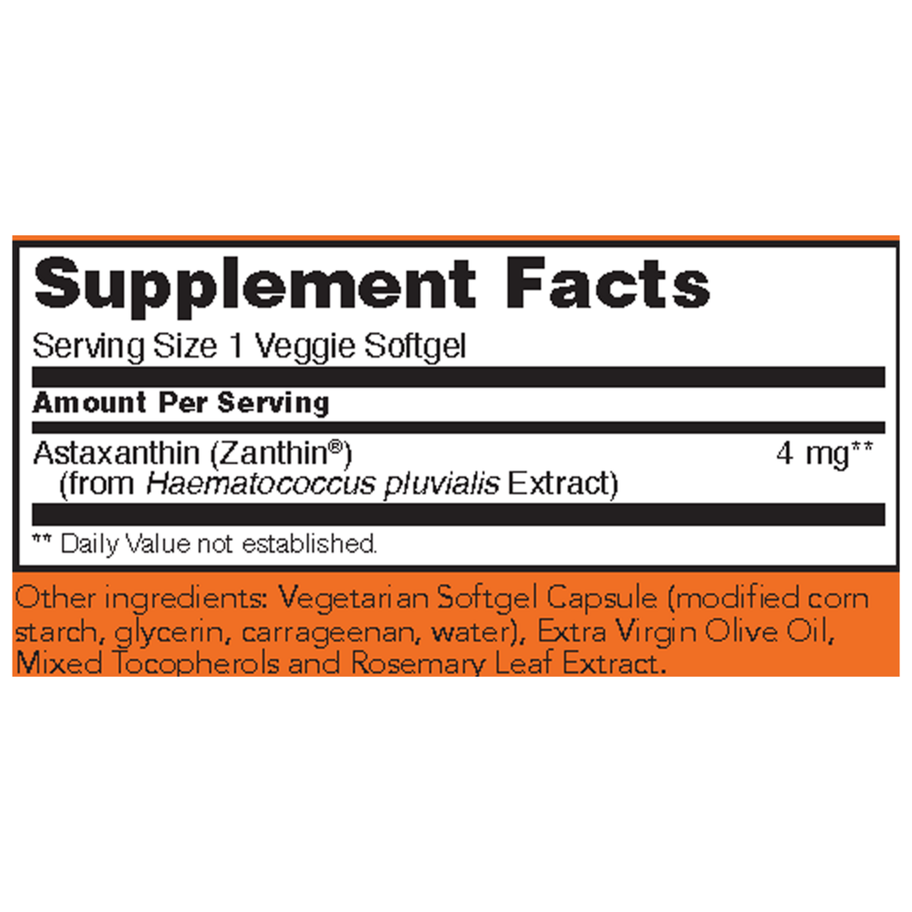 Astaxanthin 4 mg (Veggie Caps)
