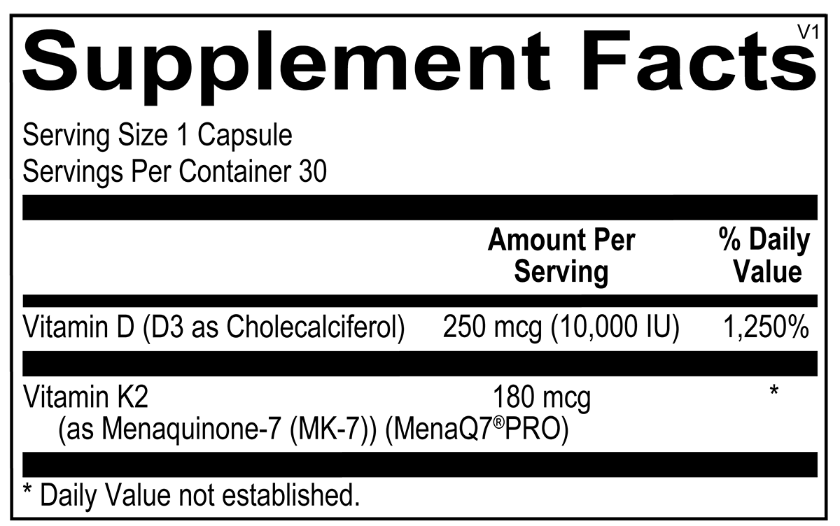 Vitamin D + K Max