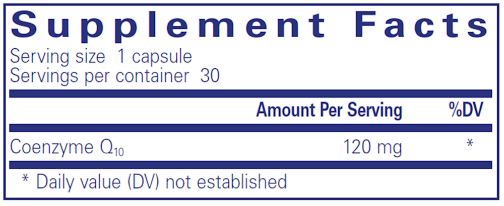 Pure Encapsulations CoQ10 120 mg