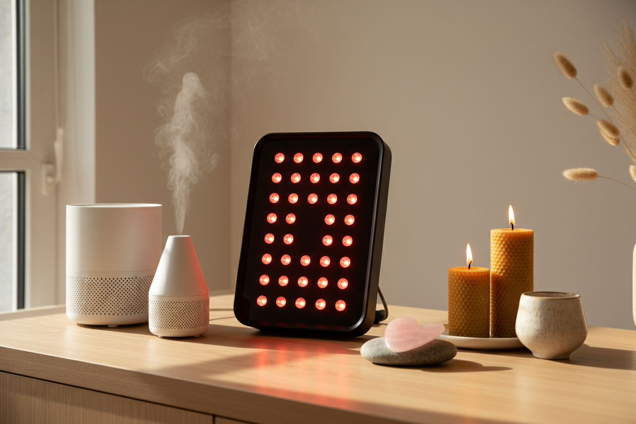 Make red light panel look like Mito red light and the air purifier shouldn’t have steam