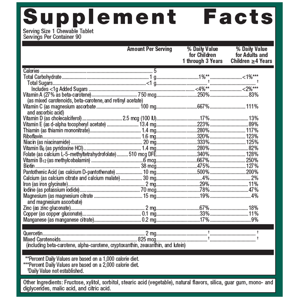 Multigenics® Chewable Multivitamin, Outrageous Orange