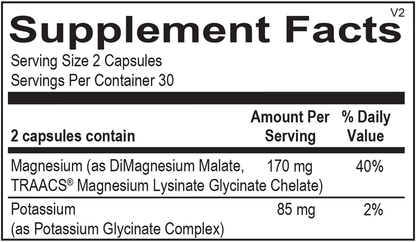 REACTED MAGNESIUM & POTASSIUM