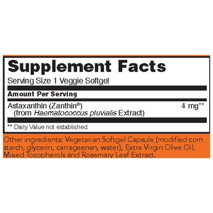 Astaxanthin 4 mg (Veggie Caps)