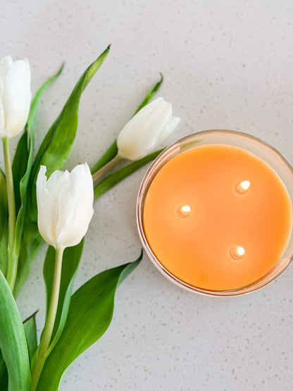 Unscented Beeswax Candle |8 oz