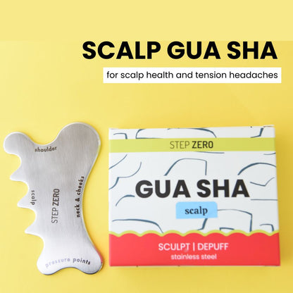 Scalp Gua Sha | 100% Stainless Steel | Scalp health and relaxation