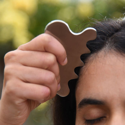Scalp Gua Sha | 100% Stainless Steel | Scalp health and relaxation