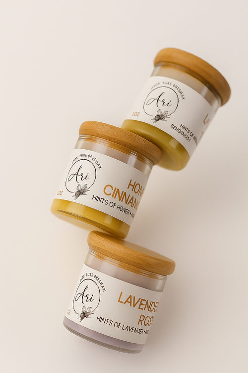 6 RANDOM -1 oz Candle Sample Jars