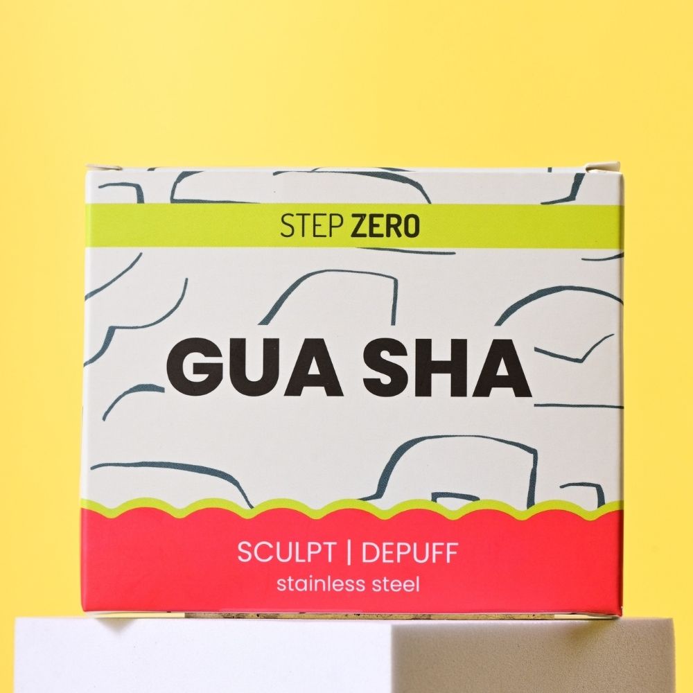 Face Gua Sha Tool | 100% Stainless Steel | Depuff, Sculpt, Tone