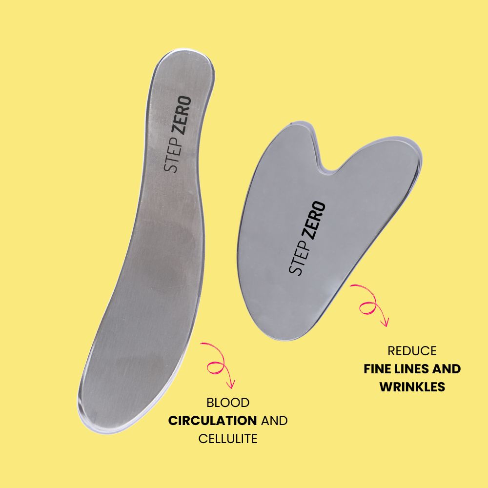 Gua Sha Bundle | 100% Stainless Steel | Face and Body