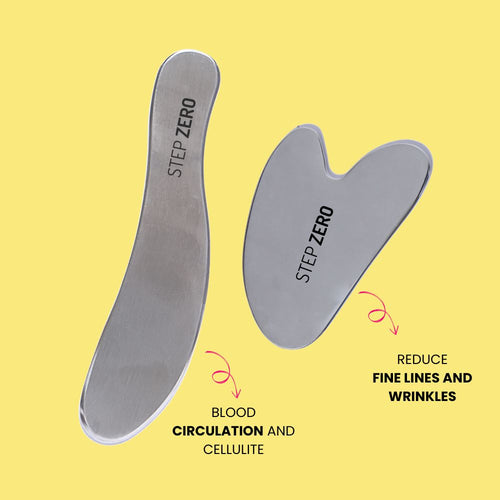 Gua Sha Bundle | 100% Stainless Steel | Face and Body