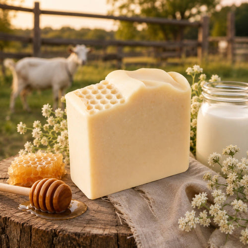 Milk + Honey Fragrance Free Handmade Tallow and Goat Milk Soap Bar