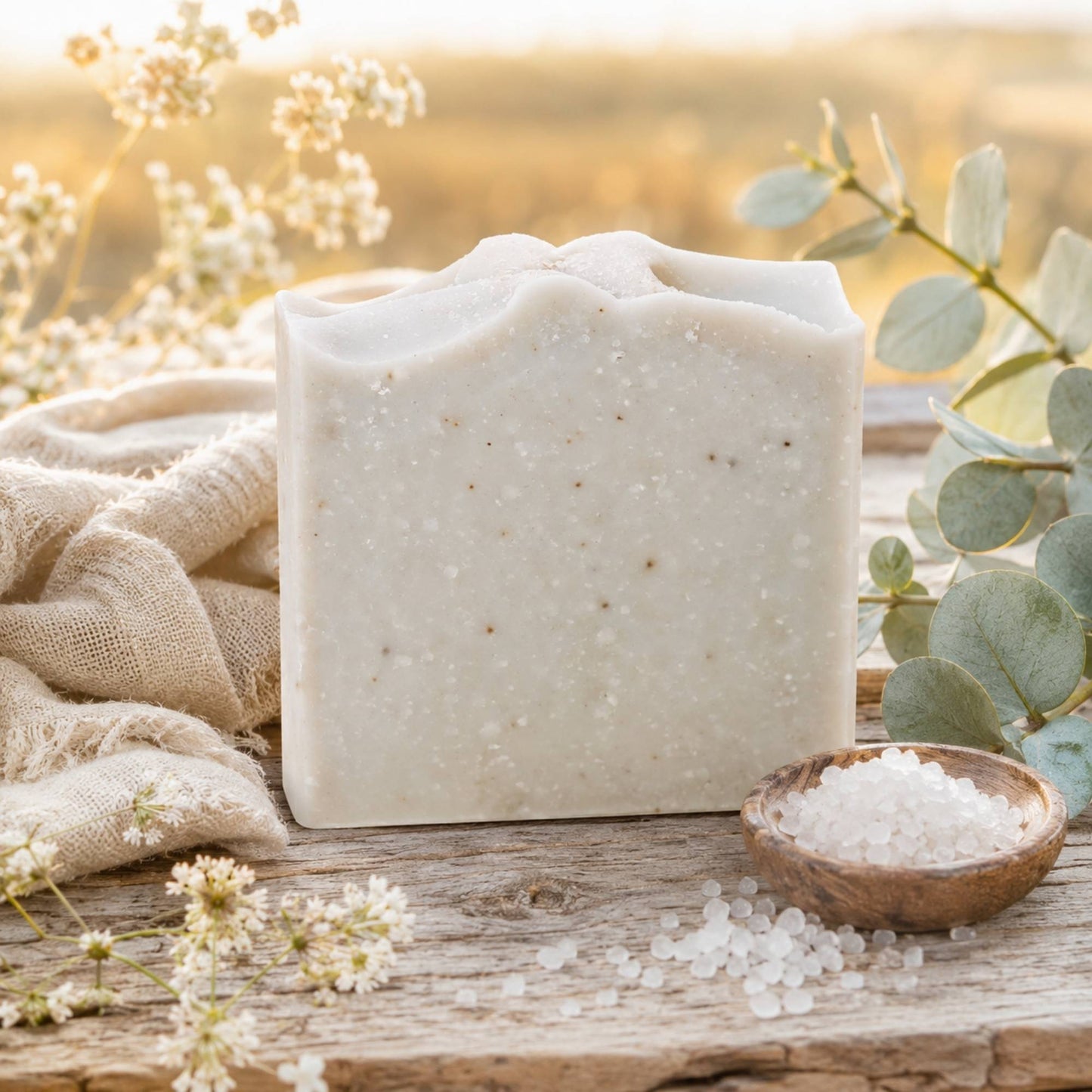 Salt + Sea Bar Handmade Tallow and Goat Milk Soap Bar