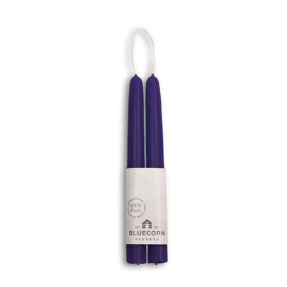 Beeswax Taper Candles - Hand-Dipped - 1 Pair