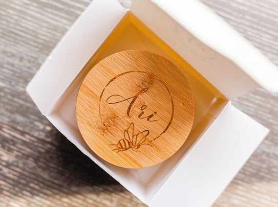 Lavender Vanilla Beeswax Candle |8 oz