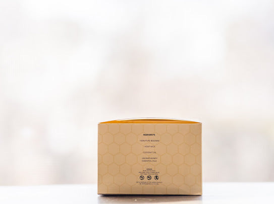 Lavender Vanilla Beeswax Candle |8 oz