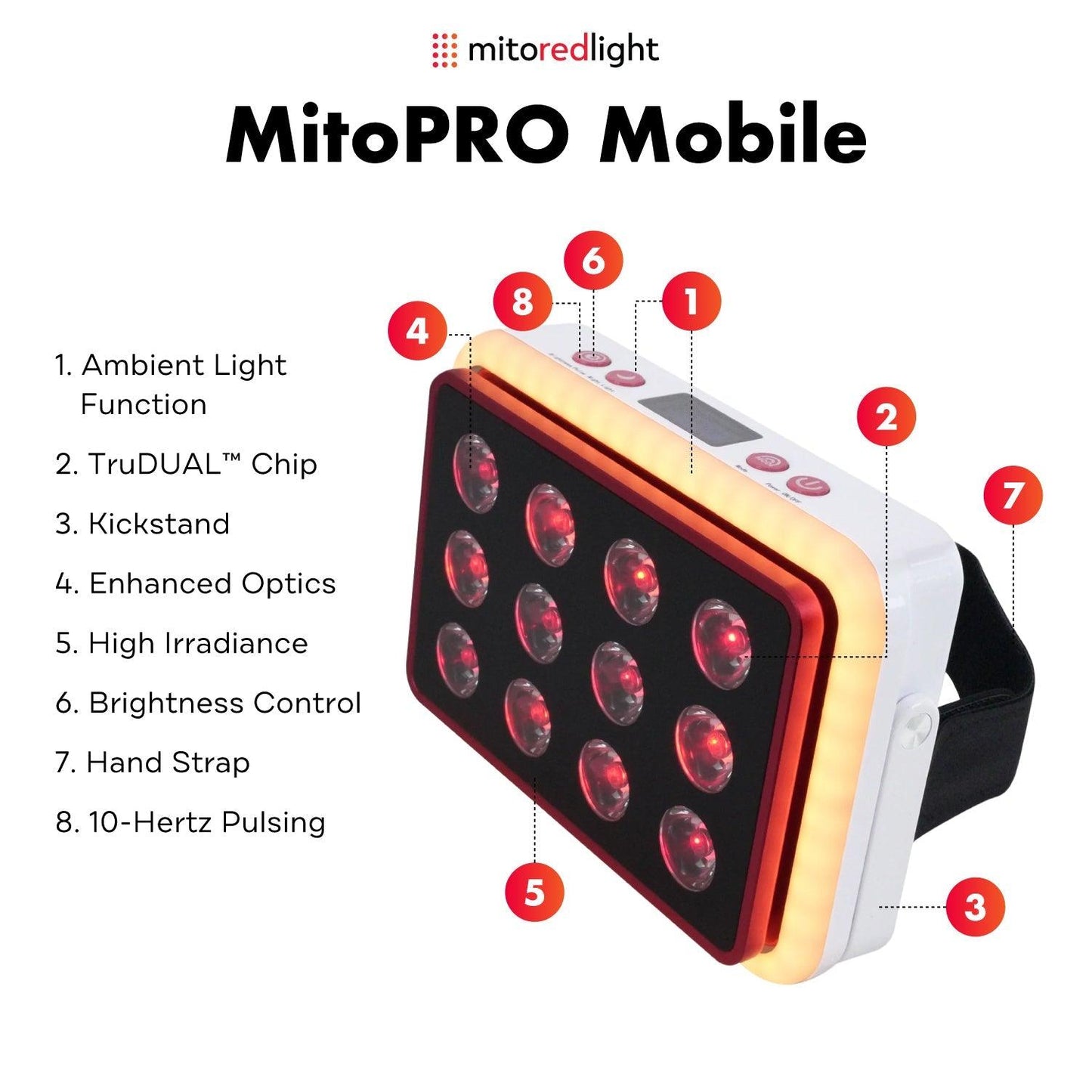 MitoPRO® Mobile | Cutting Edge Portable Red Light Therapy