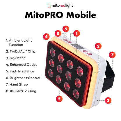 MitoPRO® Mobile | Cutting Edge Portable Red Light Therapy