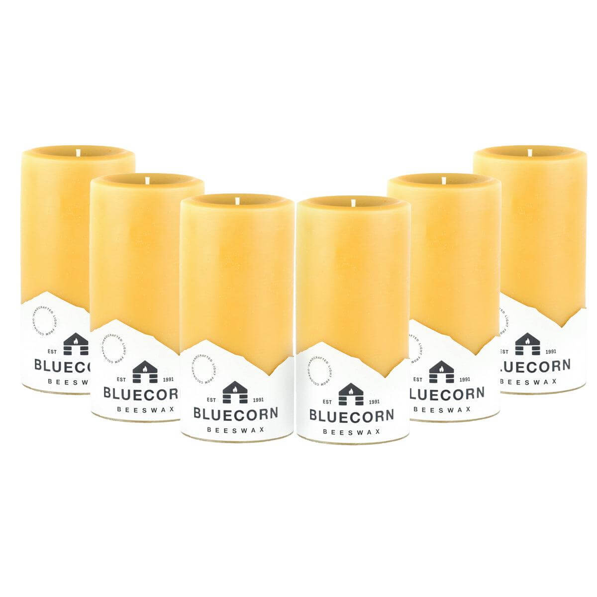Pure Beeswax Pillar Candles